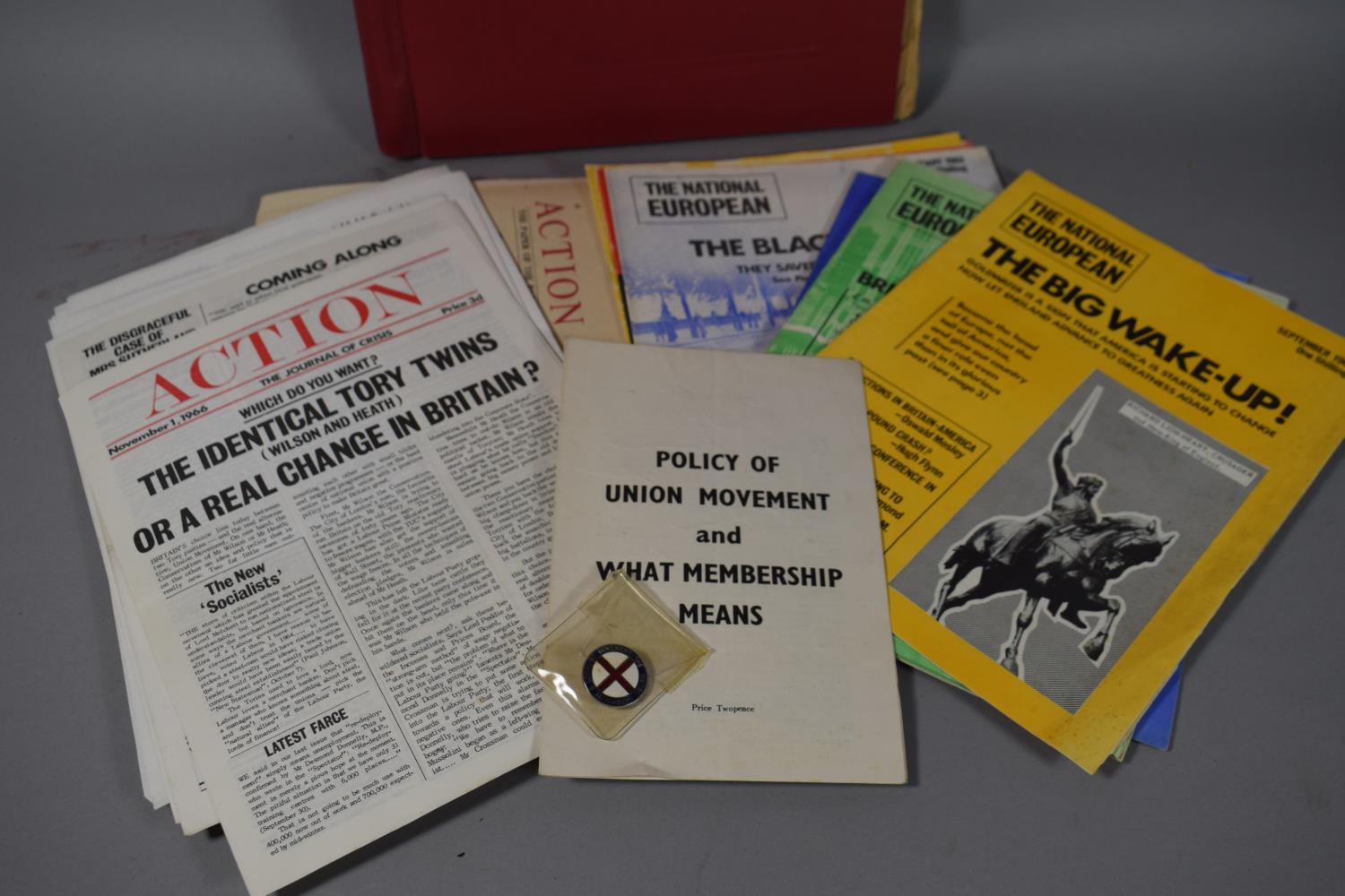 A Collection of Vintage Union Movement and Other Newspapers "Action " c 1957-1966 Together with - Image 2 of 3