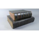 A 19th Century Tooled Leather Bound Bible Together with a Leather Bound 1887 Edition of The Life and