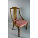 An Inlaid Mahogany Edwardian Ladies Nursing Chair