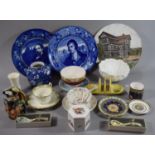 A Tray of Ceramics to Include Carltonware, Coalport, Royal Worcester Spode, Royal Doulton and an