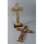 A Limited Edition Bradford Exchange Rhodes Studios The Life of Christ Sculptural Filigree Cross no