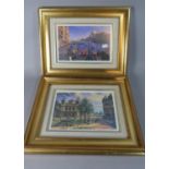 Two Gilt Framed Limited Edition Nicolas Trudgian Prints, "Casino Square, Monte Carlo" and "The Grand