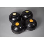 Two Pairs of Vintage Lawn Bowls