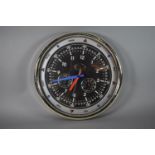 A Battery Operated "Spirit of St Louis" Wall Clock, 37.5cm Dial.