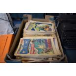 A Box Containing Large Quantity of 1977-79 Comics, Mainly "Hotspur" and "Bullet".