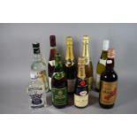 A Collection of 7 Bottles of Champagne, Sparkling, White and Rose Wine Together with Bottle of Mead,