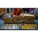 A Collection of Car Parts to Include Two Boxed Ford Service Part Rear Lamps and Two Ford