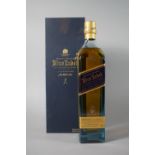 A Single 70cl Bottle of Johnnie Walker Blue Label Scotch Whisky, Bottle No. IC1 04992, With