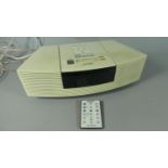 A Bose Wave Radio/CD Player with Remote. Model AWRC3P