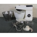 A Vintage Kenwood Chef Food Mixer with Accessories
