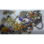 A Collection of Costume Jewellery