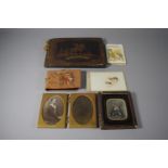 An Early 20th Century Leather Bound Album Containing Photographs and Postcards to Include The