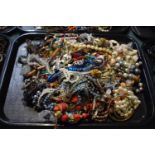 A Tray of Costume Jewellery