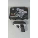 A Galaxy G1 Airsoft Pistol, 6mm BB with Original Box