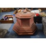 A Terracotta Garden Stand, 33cm High.