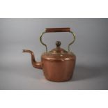 A Late 19th/Early 20th Century Copper and Brass Kettle, 31cm High.