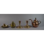 A Collection of Turkish and Asian Brass and Copperwares.