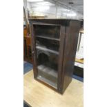 A 19th Century Mahogany Glazed and Shelved Cabinet. 50cm x 84cm.