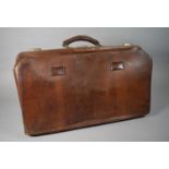 A Vintage Leather Gladstone Bag, 64cms Wide