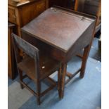 A Vintage Childs Desk and Chair