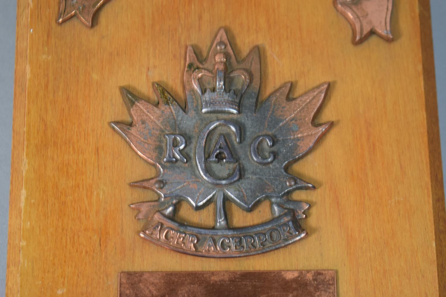 A Military Plaque for the Army Cadet League of Canada - Image 4 of 5