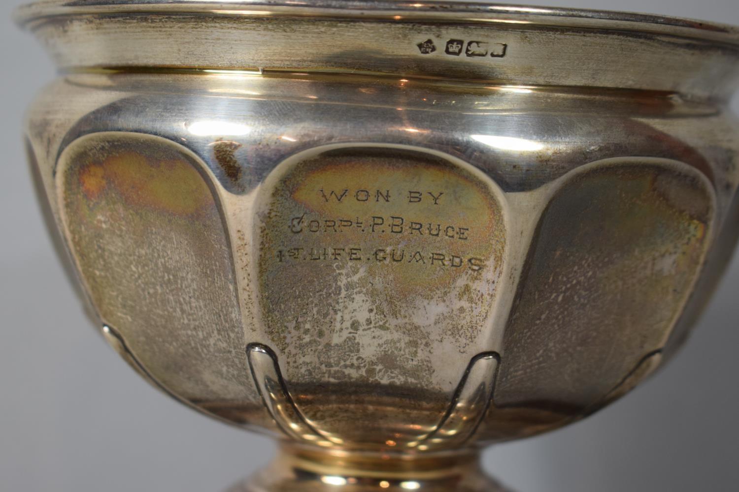 A Household Cavalry Silver Trophy Inscribed, 'London District Rifle Association - 1906 - The - Image 3 of 4