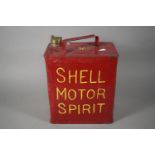 A Re-Painted Shell Motor Spirit Can