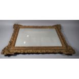 A 19th Century Gilt Framed Wall Mirror, 72 x 63cm