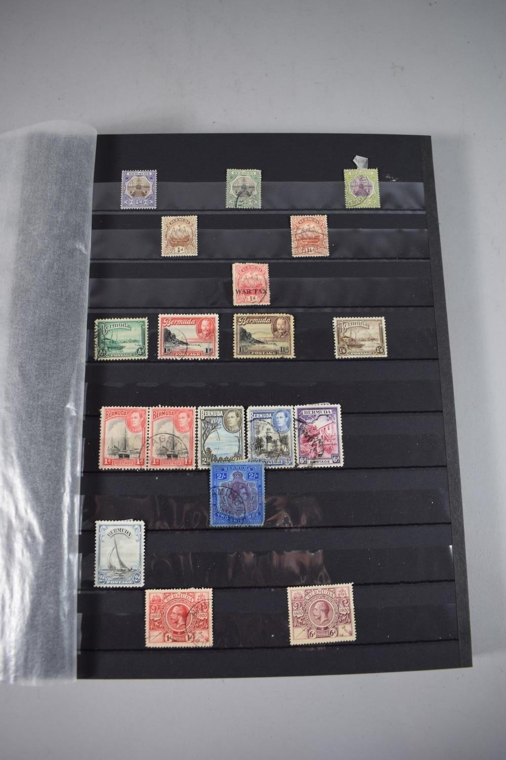 A Stamp Stock Book Containing a Good Collection of Edwardian and Later Commonwealth Stamps - Image 5 of 9