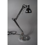 A Vintage Style Chrome Anglepoise Lamp