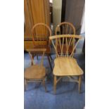 Four Various Ercol and Ercol Style Chairs, One AF