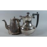 A Silver Plated Teapot and Coffee Pot