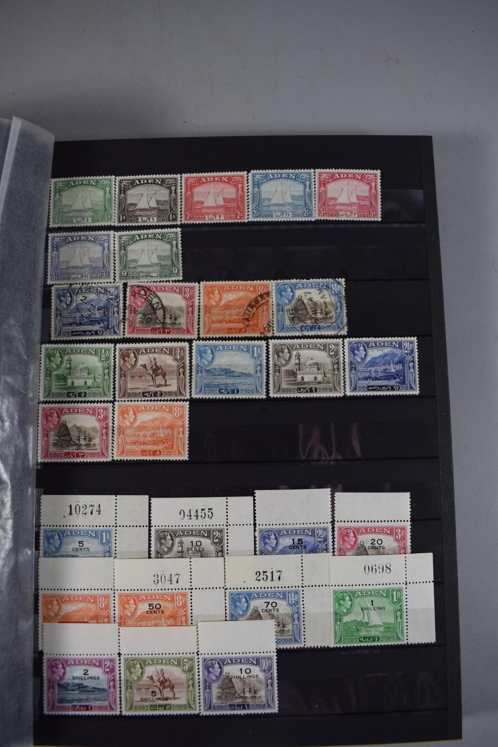 A Stamp Stock Book Containing a Good Collection of Edwardian and Later Commonwealth Stamps