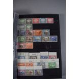 A Stamp Stock Book Containing a Good Collection of Edwardian and Later Commonwealth Stamps