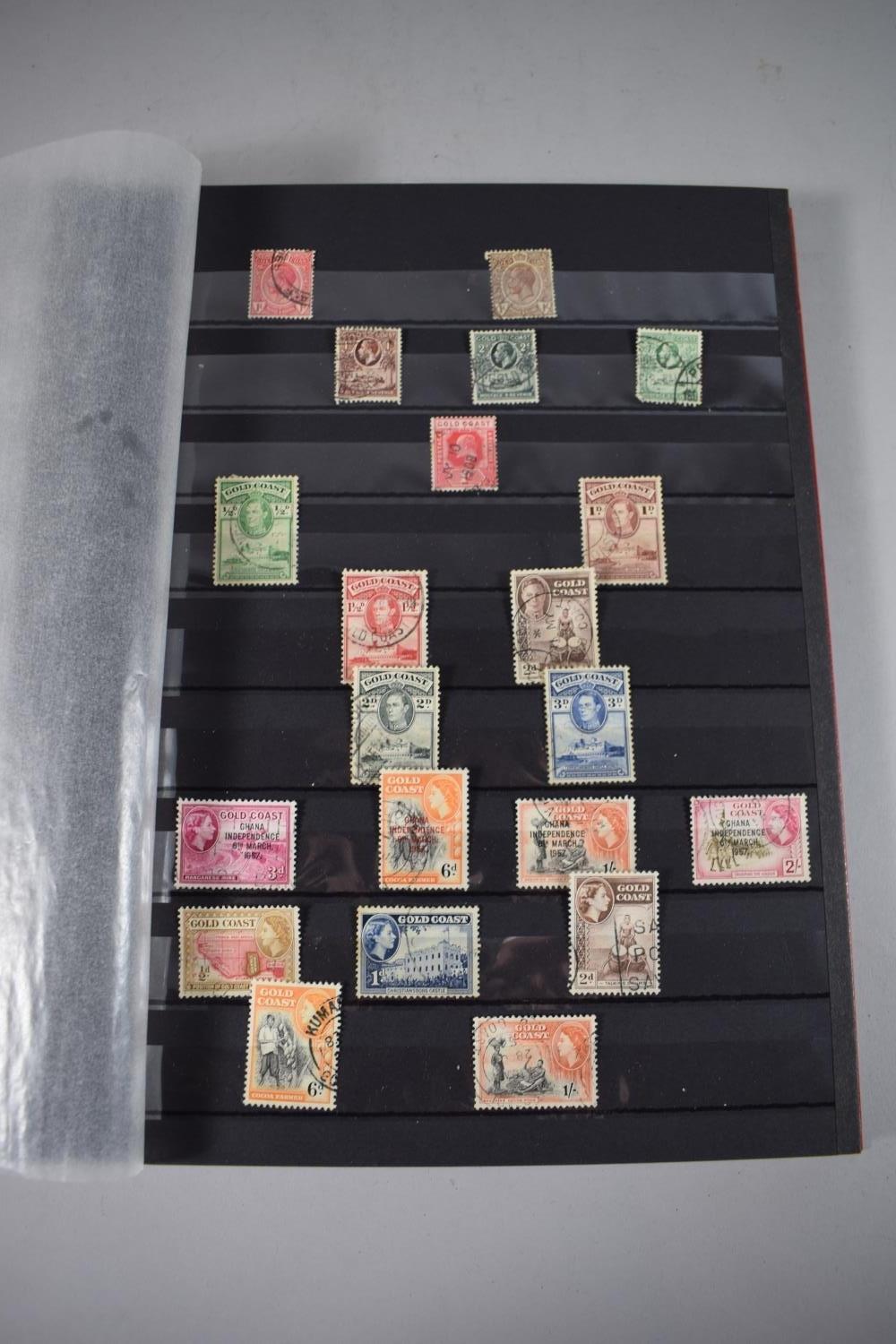 A Stamp Stock Book Containing a Good Collection of Edwardian and Later Commonwealth Stamps - Image 8 of 9