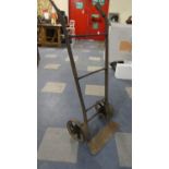 A 19th Century Iron Wheeled Sack Truck for Restoration
