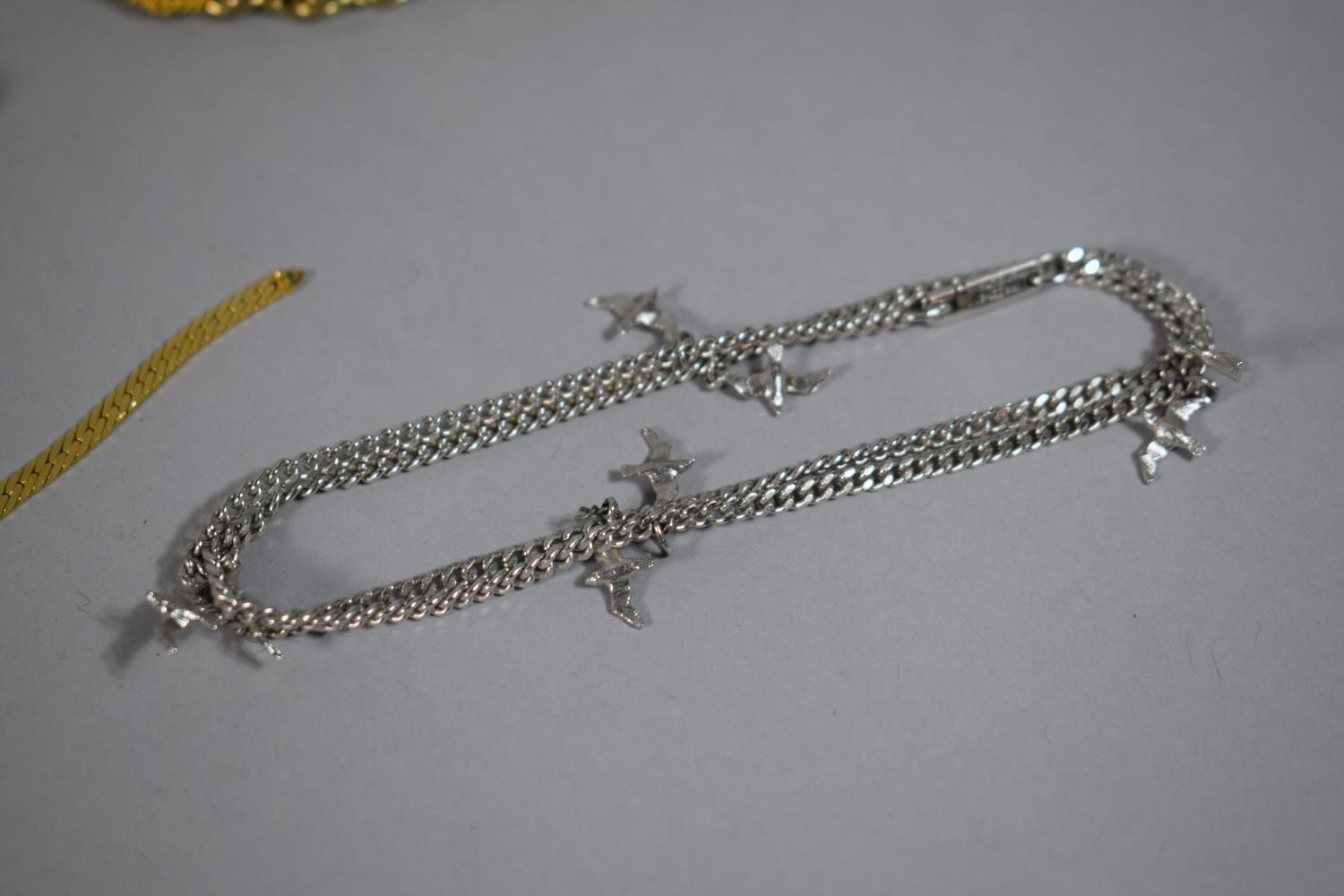 A Collection of Costume Jewellery Etc to Include Silver Clasped Necklace, Silver Plate Duck - Image 2 of 6