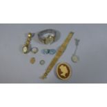 A Collection of Three Wrist Watches and Costume Jewellery