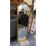 A Mid 20th Century Gilt Framed Dressing Mirror, 115cms High