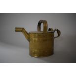 A Brass Watering Can, 24cms High