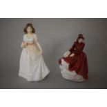 Two Royal Doulton Ladies,"Special Gift" HN 4129 and "Emma" HN 3208