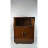 A Small Oak Side Cabinet, 54cms Wide