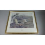 A Framed American Print, 'Nick And Jamie' by Andrew Wyeth, 49 x 36cms