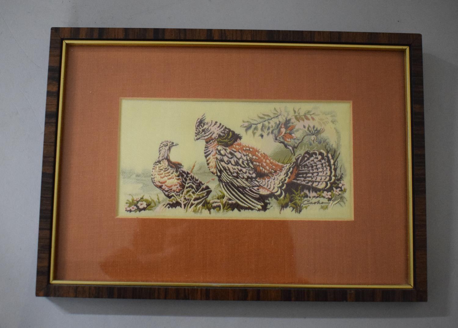 A Pair of Cash's Silks - Collector Series Birds, Pheasants - Image 2 of 5