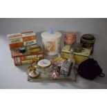 A Collection of Sundries to Include Ladies Tapestry Topped Dressing Table Part Set, Ladies Evening