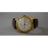 A Vintage 17 Jewel Manual Timor Gold Plated Gents Wristwatch