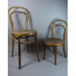 A Bentwood Side Chair and a Bentwood Childs Chair