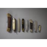 A Collection of Vintage Pen Knives and Pocket Knives Etc.
