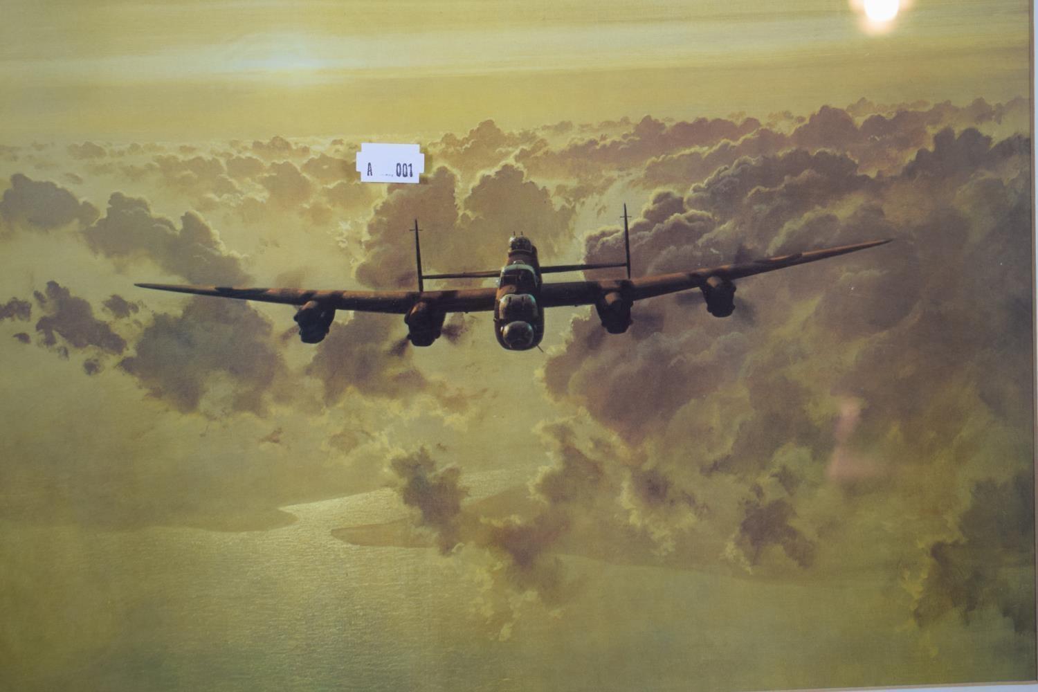 A Coulson Print of a Lancaster Bomber, 39 x 30cms - Image 2 of 3