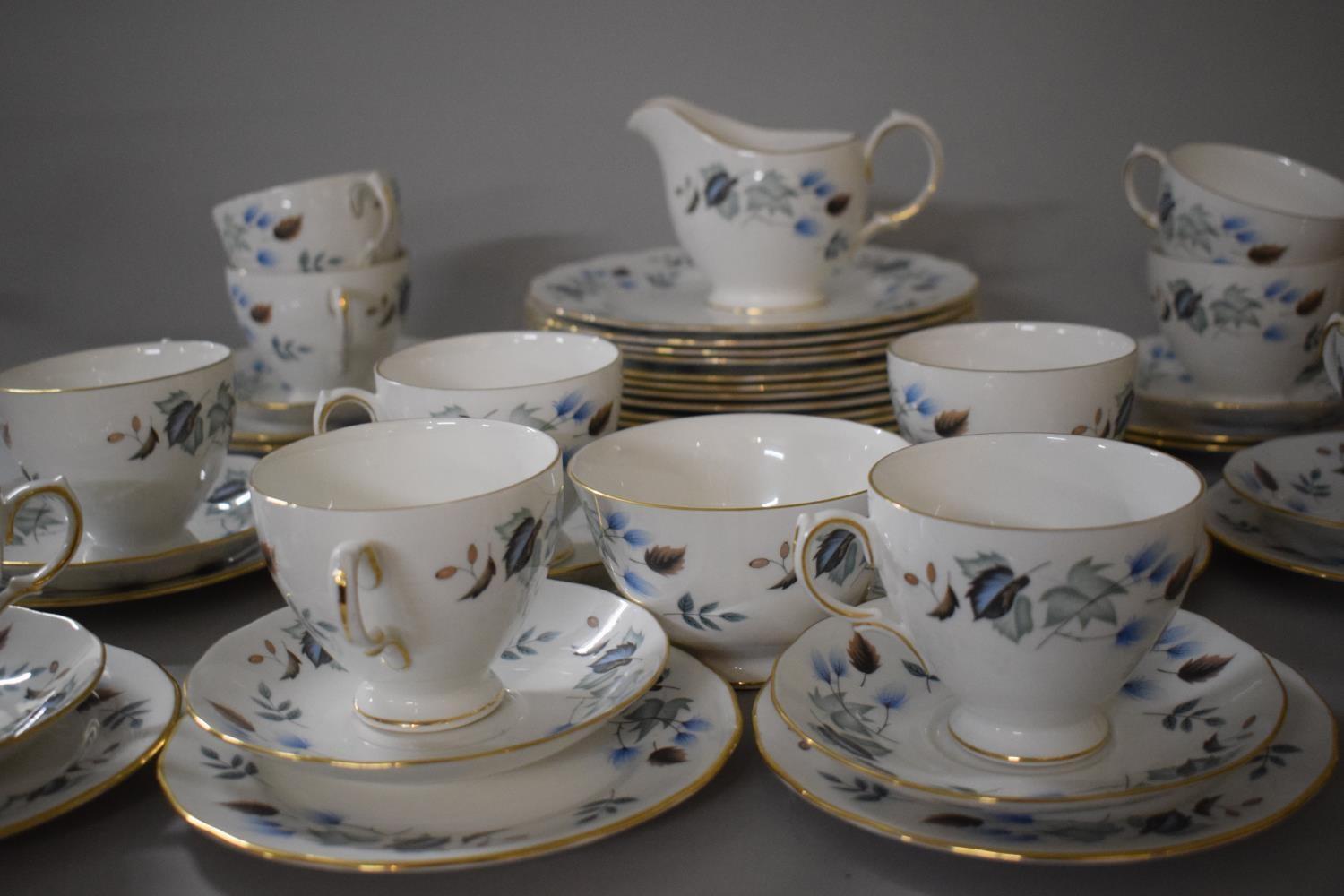 A Colclough Tea Set Comprising Ten Trios, Two Extra Cups and Side Plates, Plates, Cake Plates, Etc. - Image 2 of 2